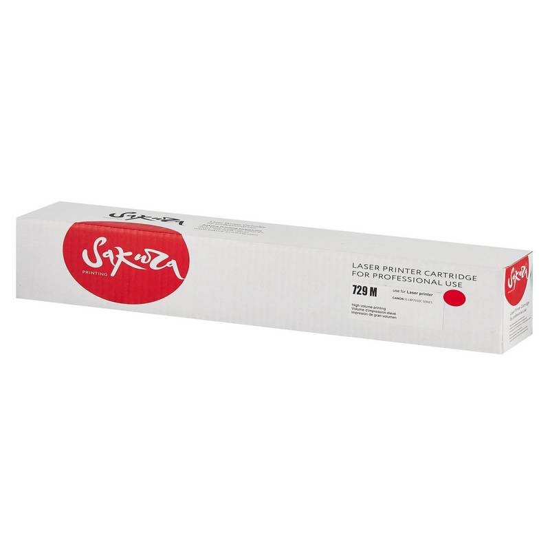 Картридж Sakura 729M (4368B002) для Canon LBP-7010C LBP-7018C, пурпурный, 1000 к.