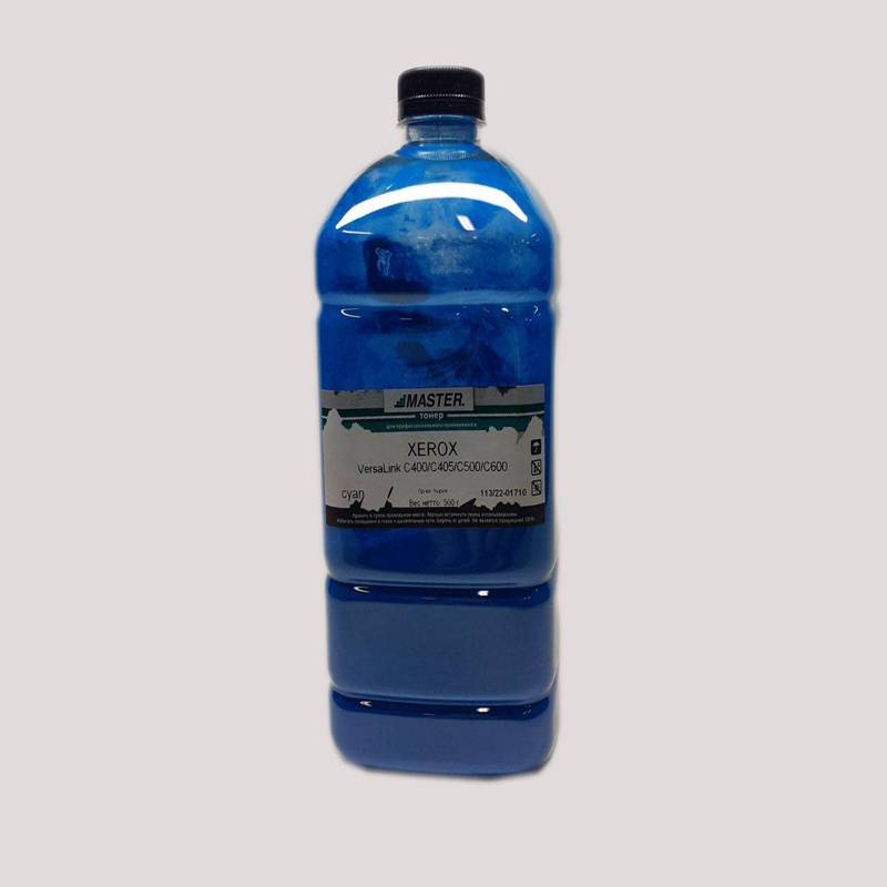 Тонер Xerox VersaLink C400/С405/С500/С600, cyan, 500г/канистра