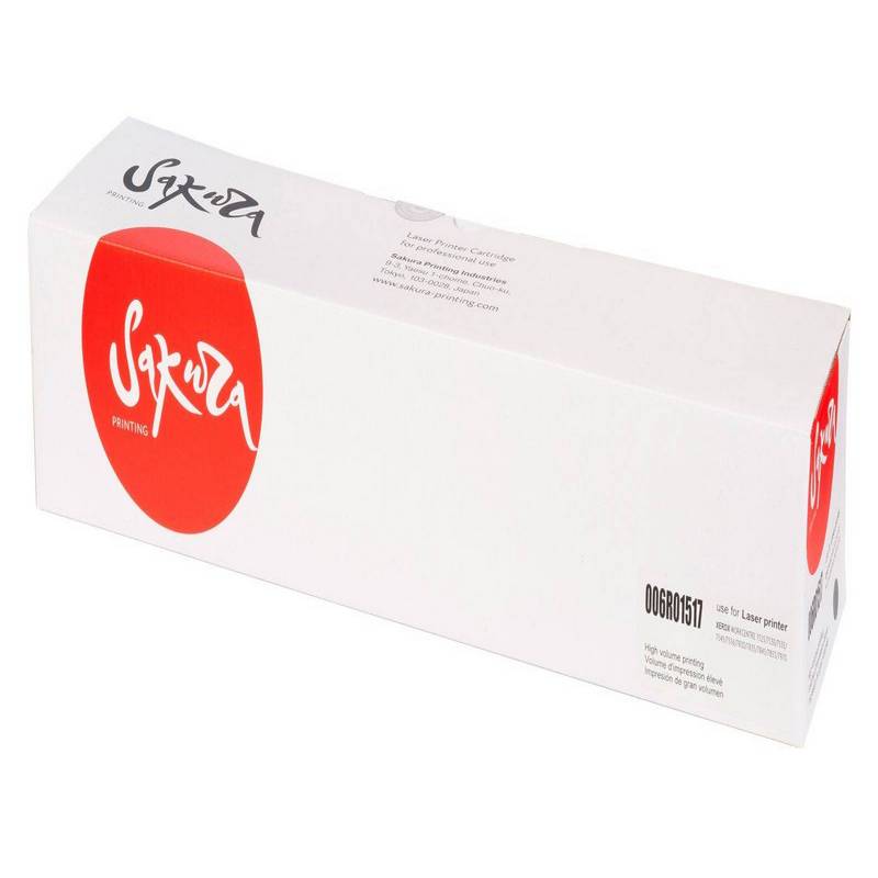 Тонер-туба Sakura 006R01517 для XEROX WC 7545 WC 7556, черный, 26000 к.