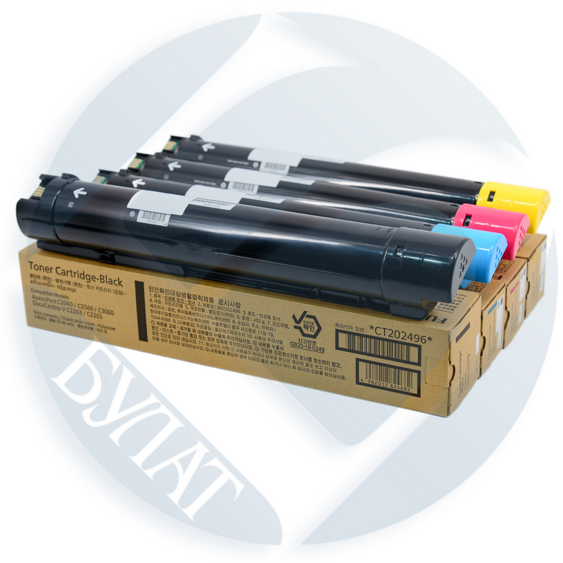 Комплект тонер-картриджей Fujifilm ApeosPort C2060 CT202496/CT202497/CT202498/CT202499 OEM
