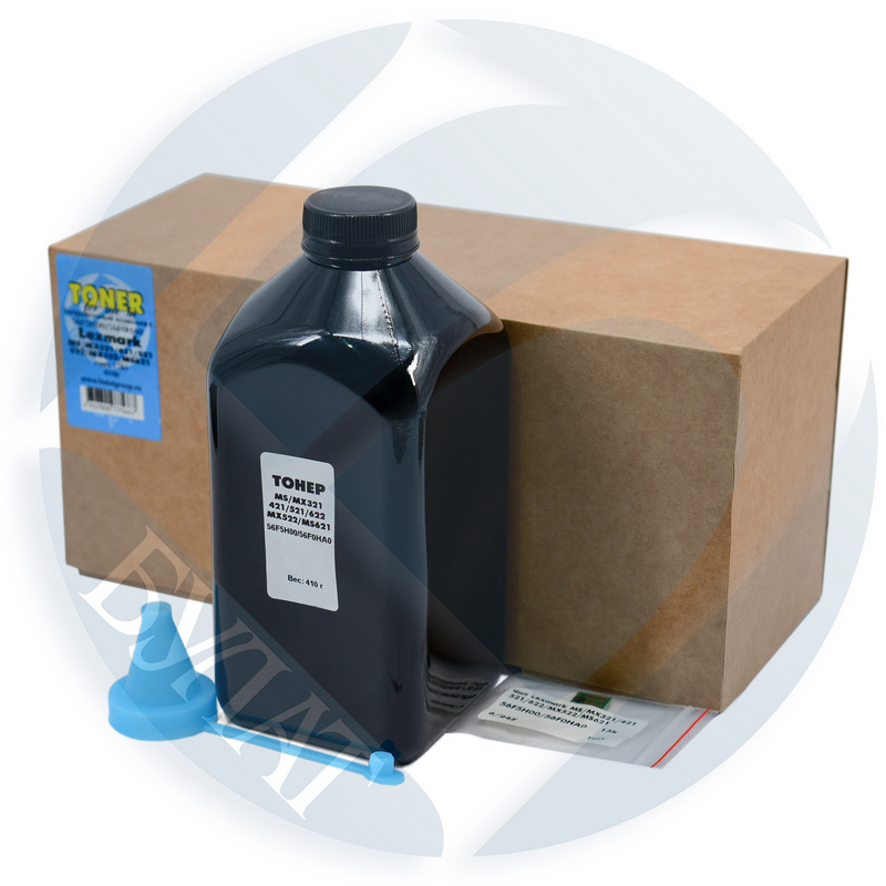 Заправочный комплект Lexmark MS/MX321 MX421 MX521 MX622 MX522 MS621 56F5H00 56F0HA0 банка 410г/чип (15k) БУЛАТ