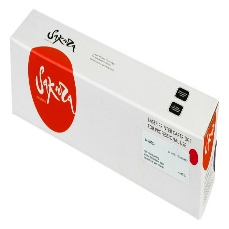Картридж Sakura 44469753 для OKI, пурпурный, 5000 к.