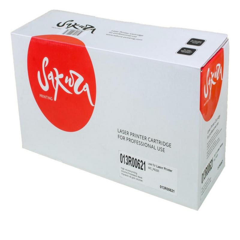 Картридж Sakura 013R00621 для XEROX, черный, 3000 к.