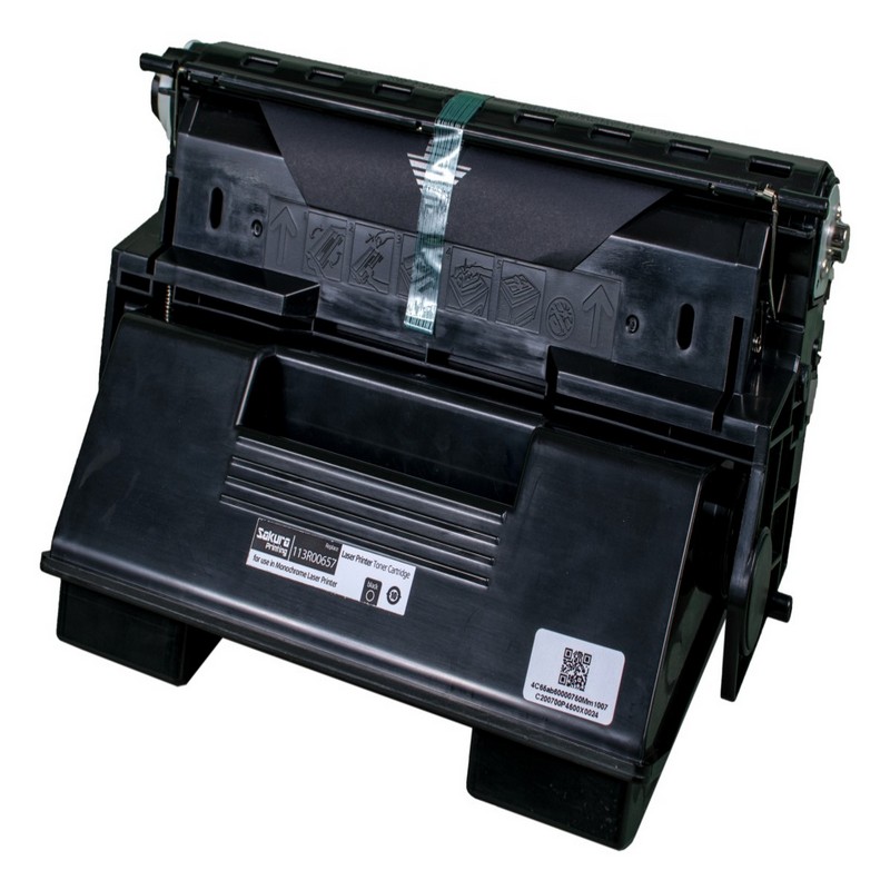 Картридж Sakura 113R00657 для XEROX, черный, 18000 к.