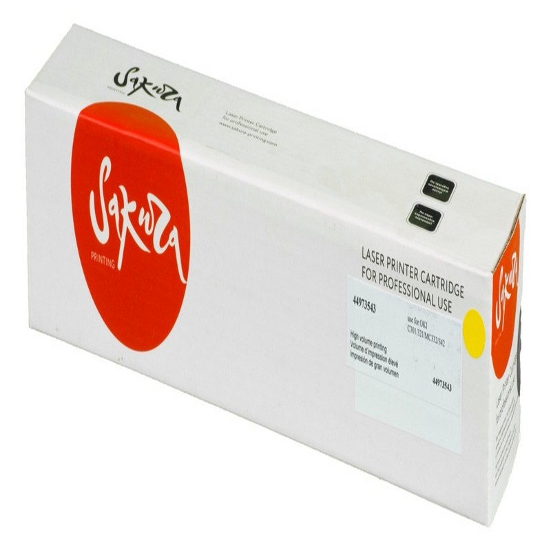 Картридж Sakura 44973543 для OKI, голубой, 1500 к.