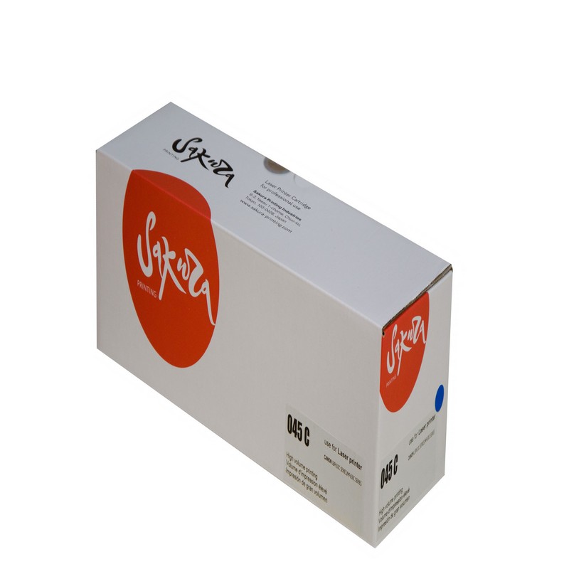 Картридж Sakura 045 C (1241C002) для Canon LBP-610C/MF-630C, голубой, 1300 к.