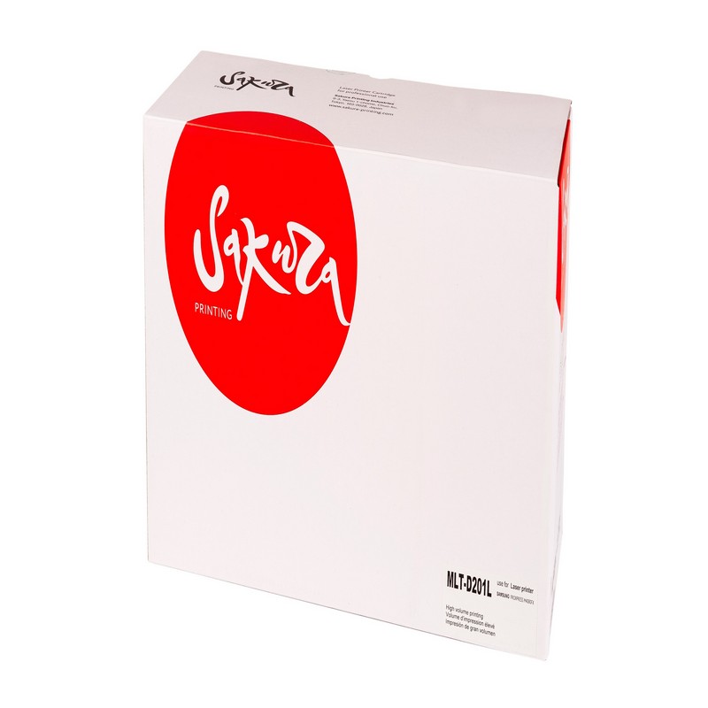 Картридж Sakura ML-TD201L для Samsung, черный, 20000 к.