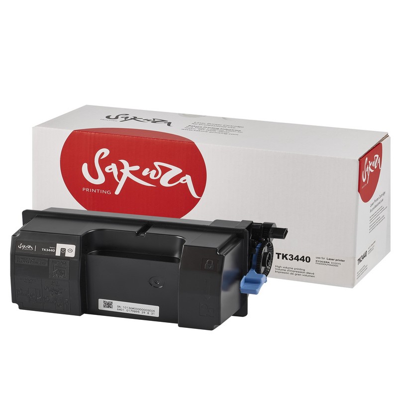 Картридж Sakura TK-3440 для Kyocera Mita PA6000x/MA6000ifx, черный, 40000 к