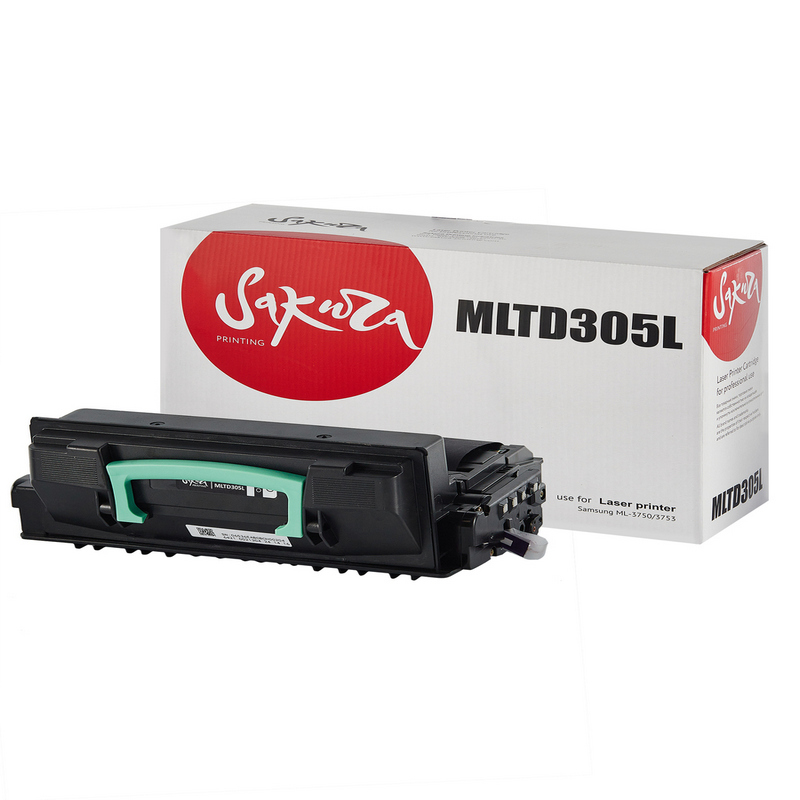 Картридж Sakura MLT-D305L для Samsung, черный, 15000 к.