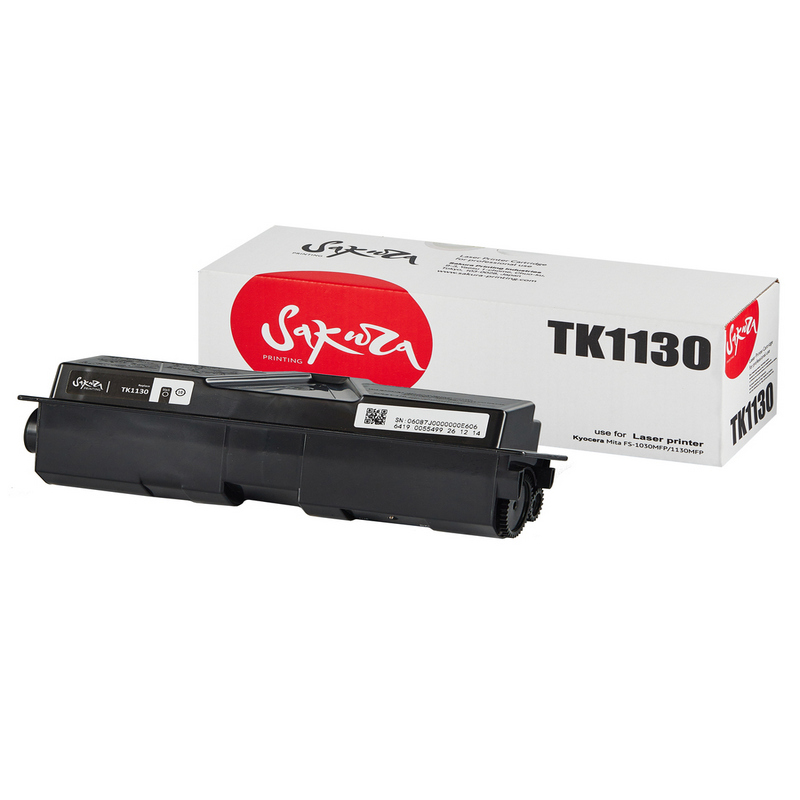 Картридж Sakura TK-1130 (1T02MJ0NLC / 1T02MJ0NL0) для Kyocera Mita, черный, 3000 к.