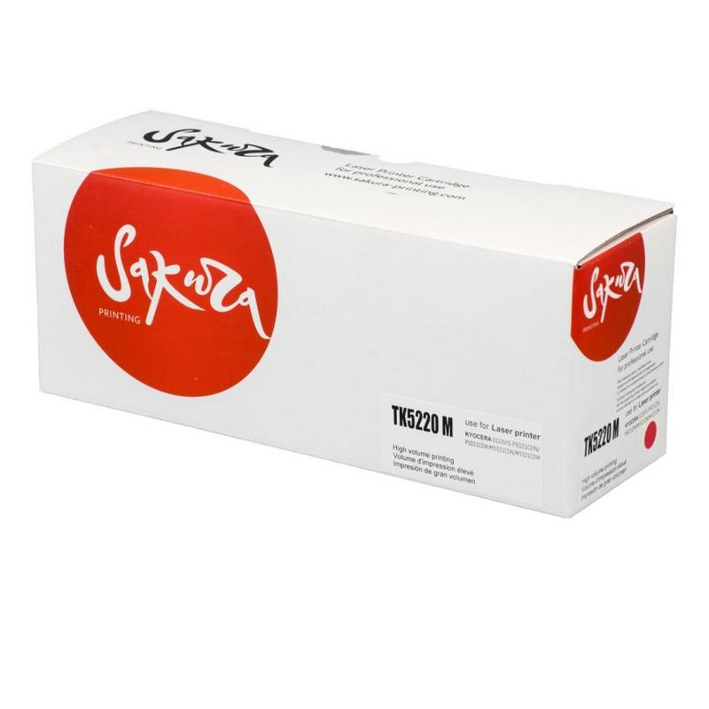 Картридж Sakura TK-5220 M (1T02R9BNL1) для Kyocera Mita, пурпурный, 1200 к.