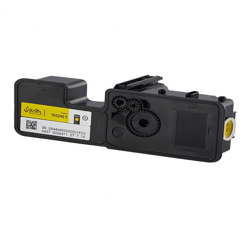 Картридж Sakura TK-5240 Y для Kyocera Mita M5526cdw/P5026cdw/P5026, желтый, 3000 к