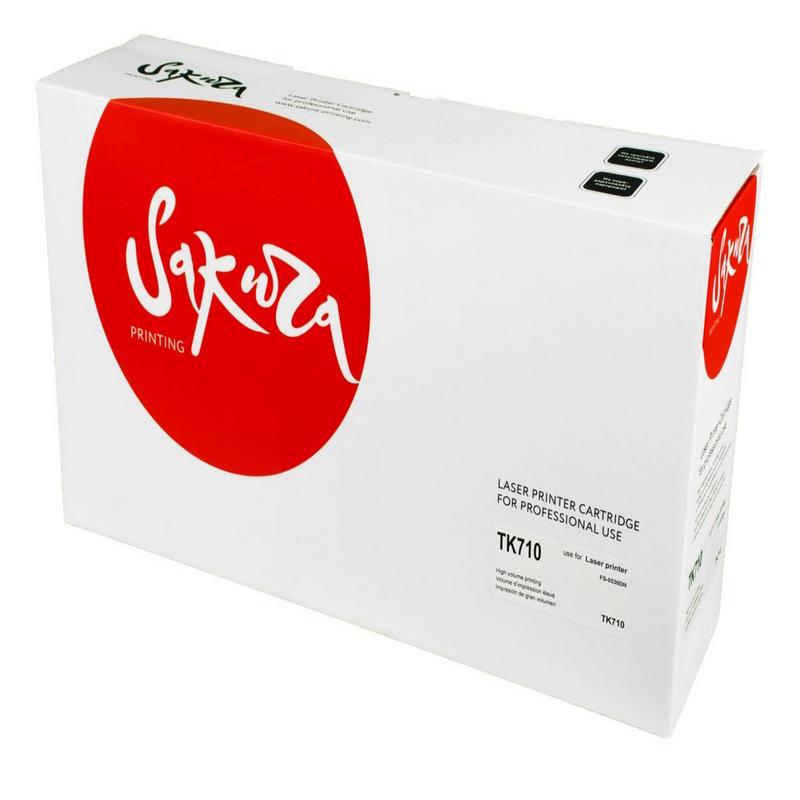 Картридж Sakura TK-710 (1T02G10EU0) для Kyocera Mita, черный, 40000 к.