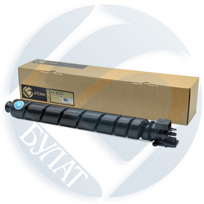 Тонер-картридж Kyocera TASKalfa 5054ci TK-8555 (24k) Cyan БУЛАТ s-Line (NEW)
