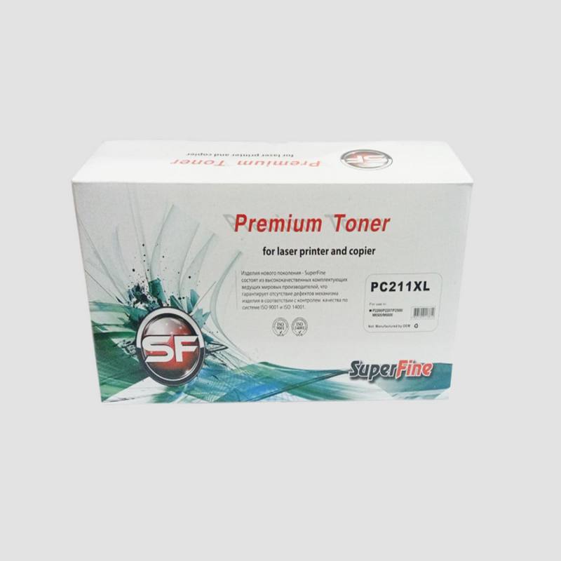 Тонер-картридж Pantum PC-211EV-XL Superfine для P2200 P2207 P2500 P2507 M6500 M6550 M6607, XL, 6k, увеличенный