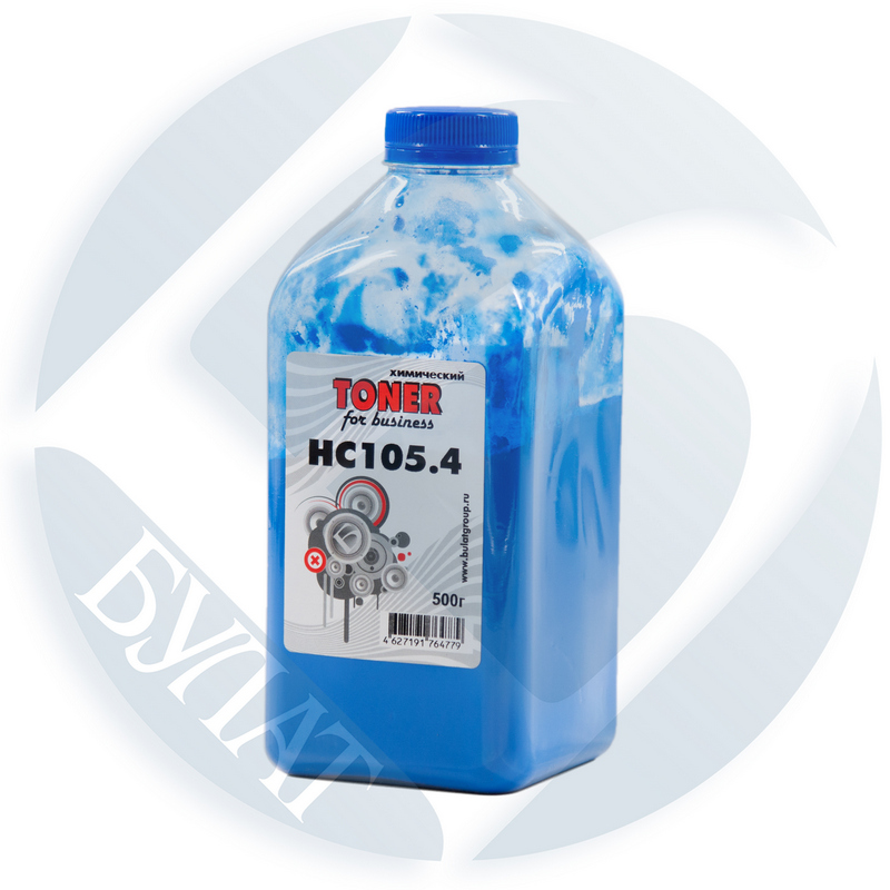 Тонер весовой HP HC105.4 1кг (упаковка 10кг) Cyan химическийй