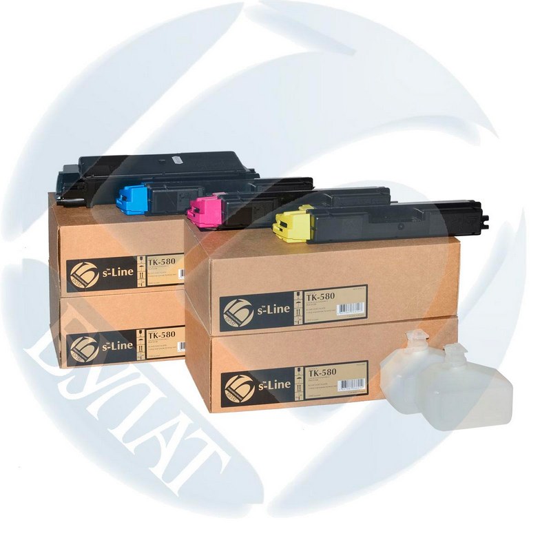 Тонер-картридж Kyocera FS-C5150 / ECOSYS P6021 TK-580 (2.8k) Yellow БУЛАТ s-Line