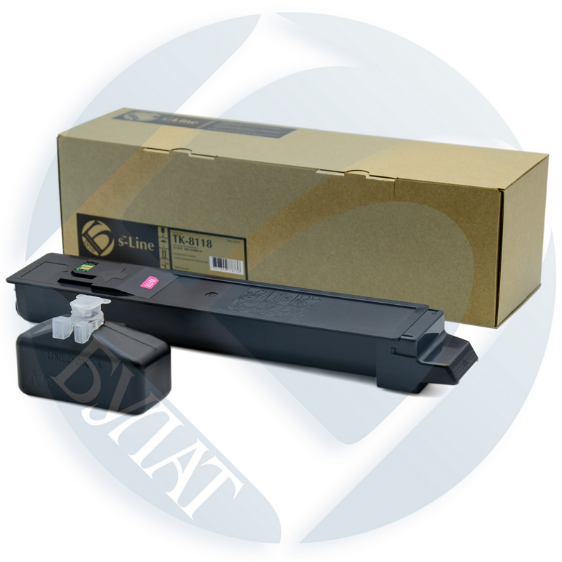 Тонер-картридж Kyocera ECOSYS M8124 TK-8118 (6k) Magenta БУЛАТ s-Line