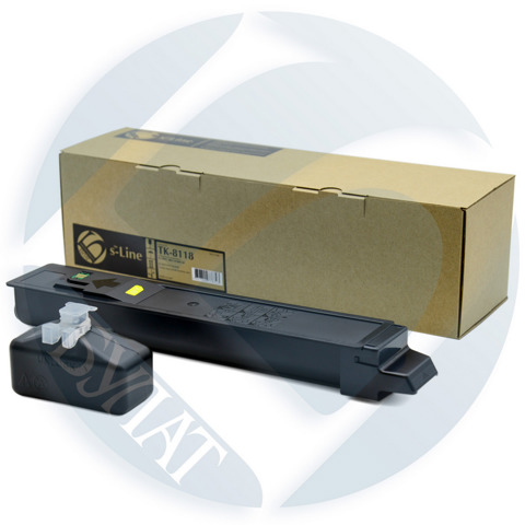 Тонер-картридж Kyocera ECOSYS M8124 (Asia) TK-8110 (12k) Black БУЛАТ s-Line