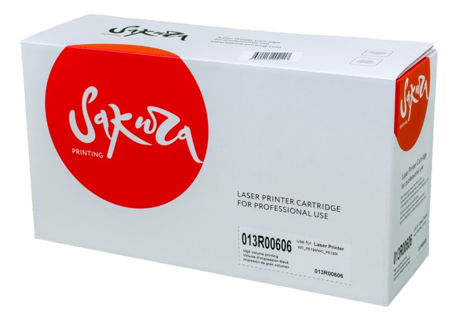 Картридж Sakura 013R00606 для XEROX, черный, 5000 к