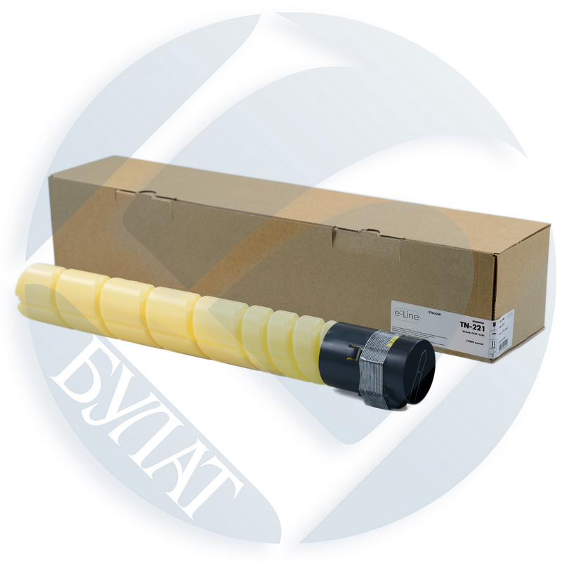 Тонер-картридж Konica Minolta bizhub C227 TN221 (21k) Yellow e-Line