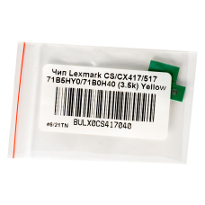 Чип Lexmark CS/CX317/417/517 71B50Y0/71B0040 (2.3k) Yellow