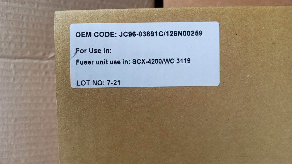 Термоузел Samsung SCX-4200 SCX-4300 Xerox WC 3119 (печь в сборе) JC96-03891C 126N00259 JC96-05101B (R)