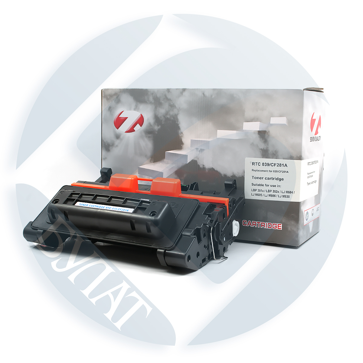 Тонер-картридж Canon LBP-351x/HP LJ M604 039/CF281A (11k) 7Q